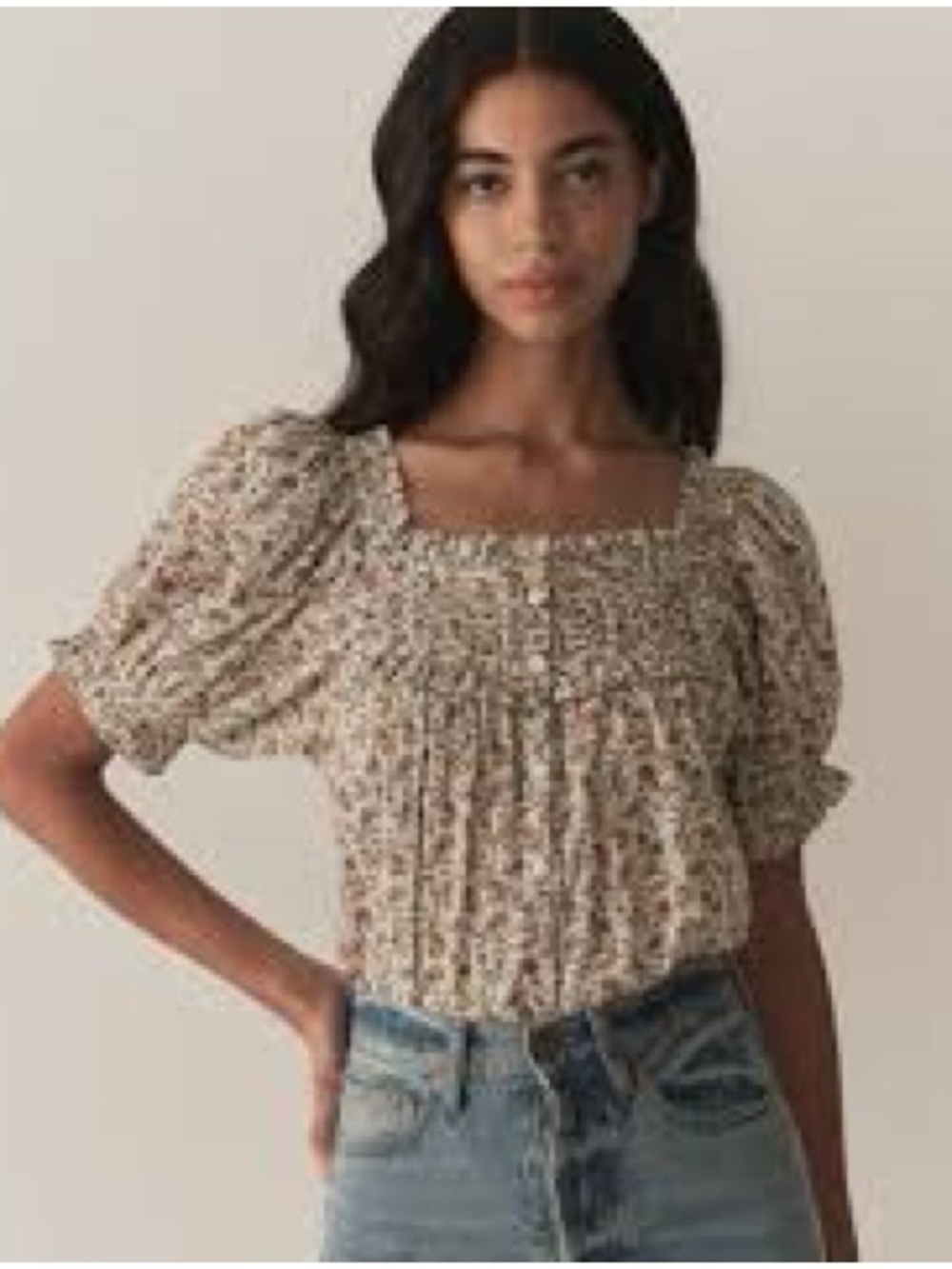 NWT DÔEN Farley Top Jardin Du Chateau Floral Romantic Cottagecore Size S